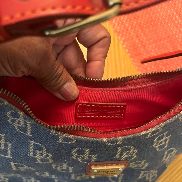 Dooney and Bourke Denim shoulder bag - Picture 9 of 10